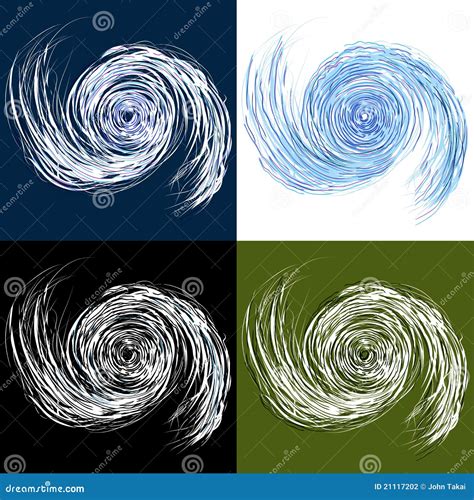 Hurricane Drawing Set Stock Photography - Image: 21117202