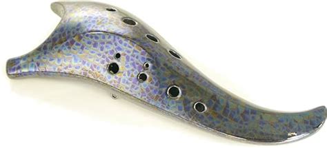 Amazon.com: 12 Hole Dragon Tooth Ocarina – Alto C - Metallic Crackle ...