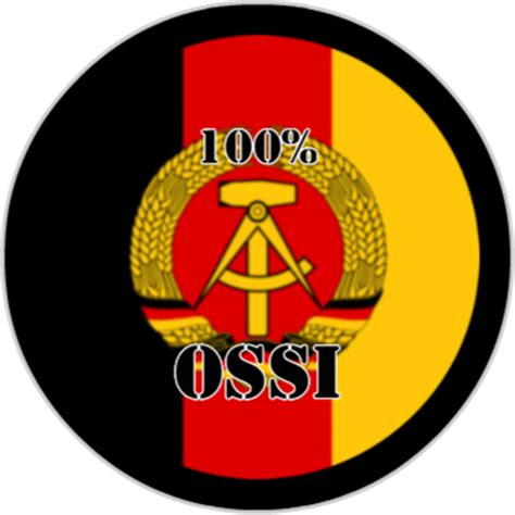 100% Ossi [25mm Button] - AoS - Kramladen - der Oi!/Punk-Shop