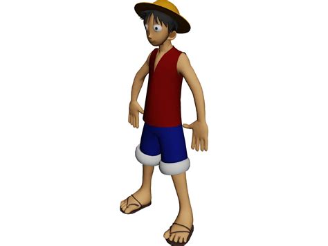 Luffy 3D Model - 3DCADBrowser