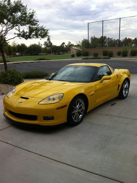 Yellow corvette Z06 2009 My dream car that I worked hard for but had to trade it in for a 2016 8 ...