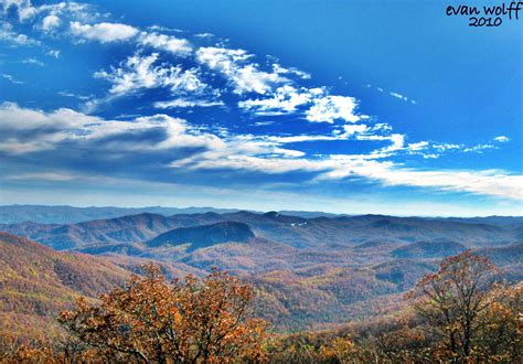 View from the Mt. Mitchell summit.