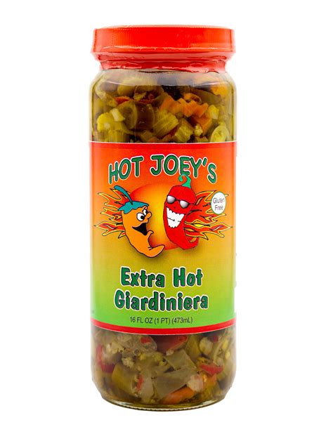 Hot Joey's Extra Hot Giardiniera 16oz. – Hot Joey's Hot Sauce