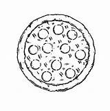 Free Pizza Coloring Pages Download Png  sketch template