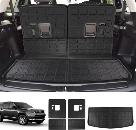 Amazon.com: powoq Cargo Mat Compatible with Jeep Grand Cherokee L 2021 ...