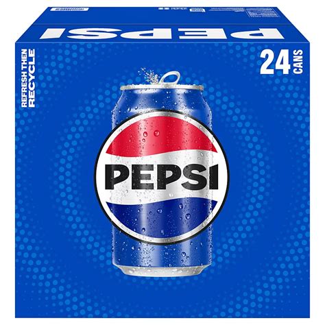 Pepsi Cola 12 oz Cans - Shop Soda at H-E-B