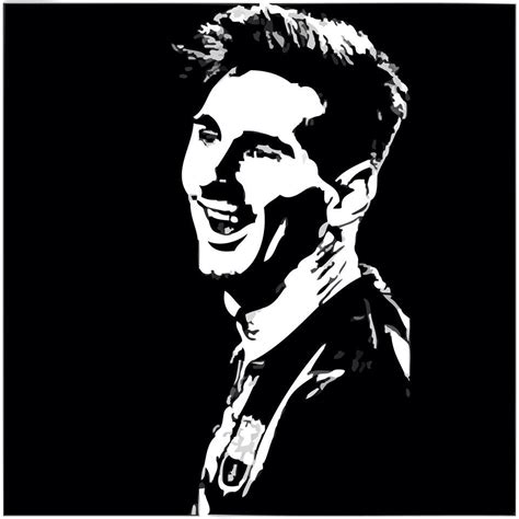 Lionel Messi Portrait - Pop Art Style