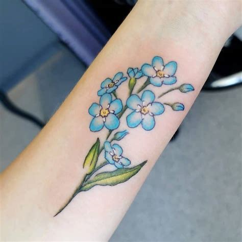 60 Forget Me Not Tattoo Ideas