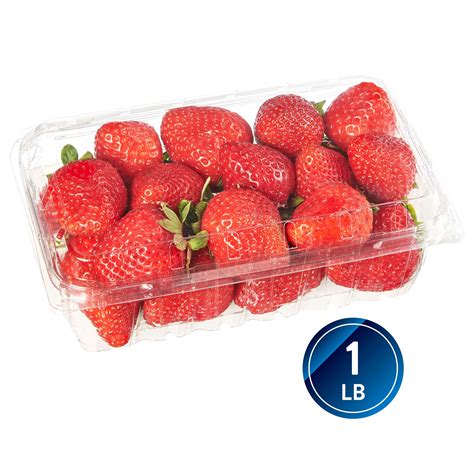 Fresh Strawberries, 1 lb Container - Walmart.com