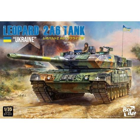 Border Models BT-031 1:35 Leopard 2A6 Tank ' Ukraine ' Military Model Kit