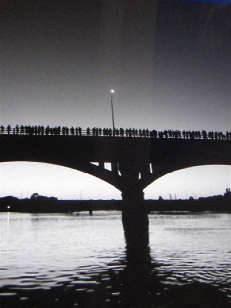 Black and White Austin Texas Bat Bridge Photograph by Shawn Hughes ...