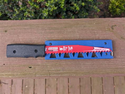 Ultralight Backpacking Saw - Uses Sawzall Blades v2! by Rick McDougall | Download free STL model ...