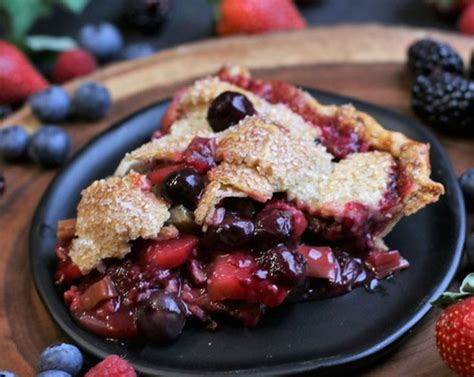 Fruit of the Forest Pie Recipe | SideChef | Recipe | Fruits of the forest pie recipe, Pie ...