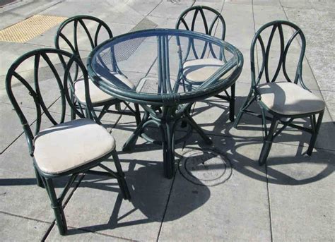 UHURU FURNITURE & COLLECTIBLES: SOLD Bamboo Patio Set - $85