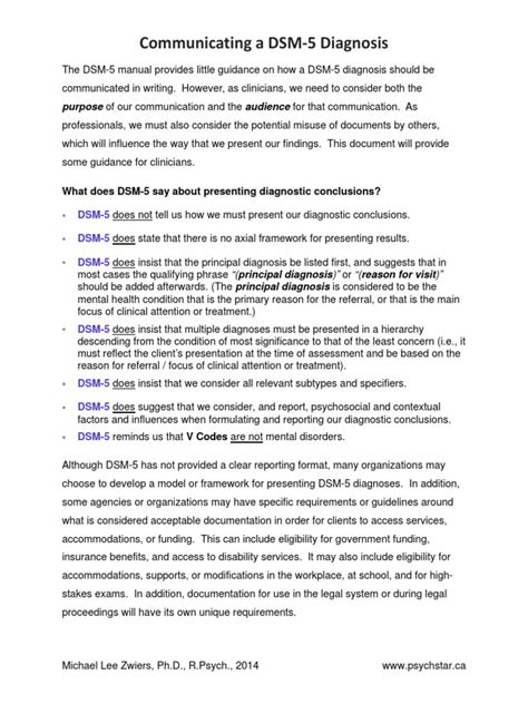 Writing DSM 5 Diagnosis | Dsm 5 | Medical Diagnosis