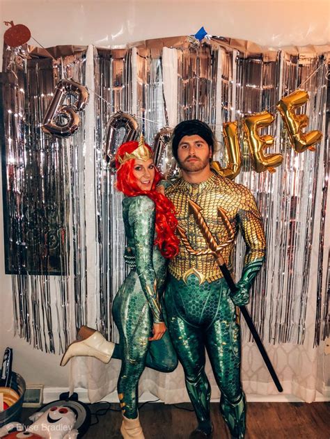 Mera and Aquaman | Couple halloween costumes, Couples costumes ...