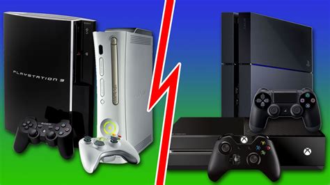 PS4 + Xbox One vs PS3 + Xbox 360: The Outsets of Two Generations Compared