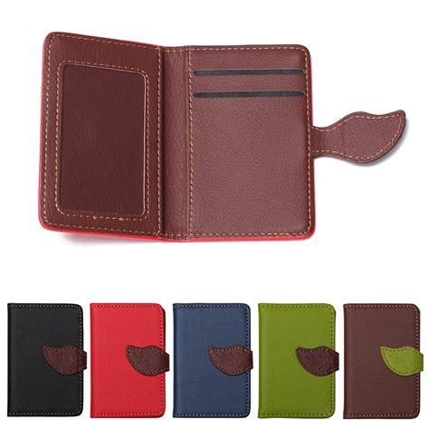 Mini Mobile Phone Card Holder Elastic Adhesive Pocket Leather Credit ...