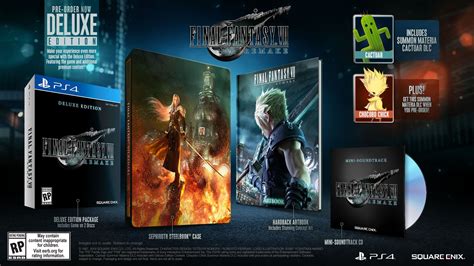 FINAL FANTASY® VII REMAKE - DELUXE EDITION [PS4] | Square Enix Store