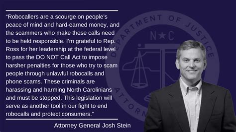 Attorney General Josh Stein Statement on DO NOT Call Act - NCDOJ