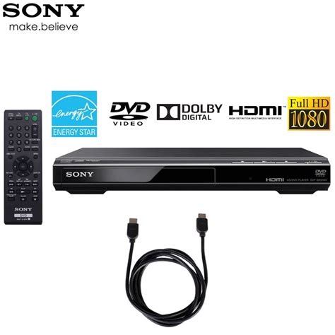 Sony DVPSR510H - DVD Player with 6ft High Speed HDMI Cable - Walmart.com