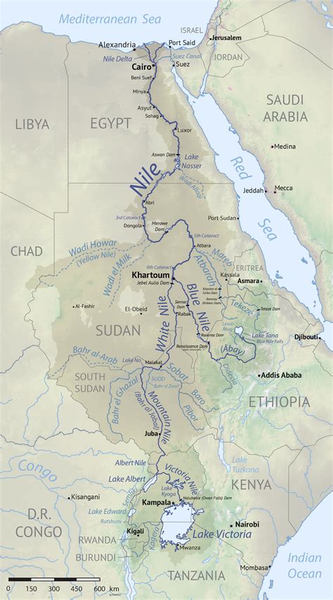 Nile River Map