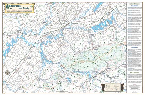 South East Tennessee Map - Backroads Less TraveledBackroads Less Traveled