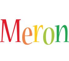 Meron Logo | Name Logo Generator - Smoothie, Summer, Birthday, Kiddo, Colors Style