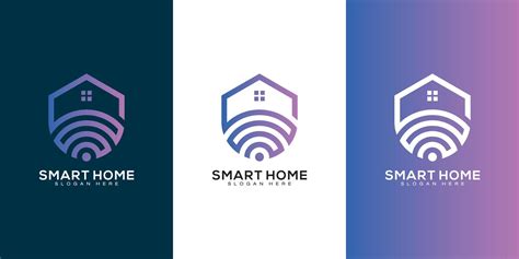 smart home logo vector design template 7995259 Vector Art at Vecteezy