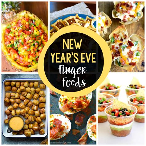 25 New Year's Eve Finger Foods - Crazy Little Projects