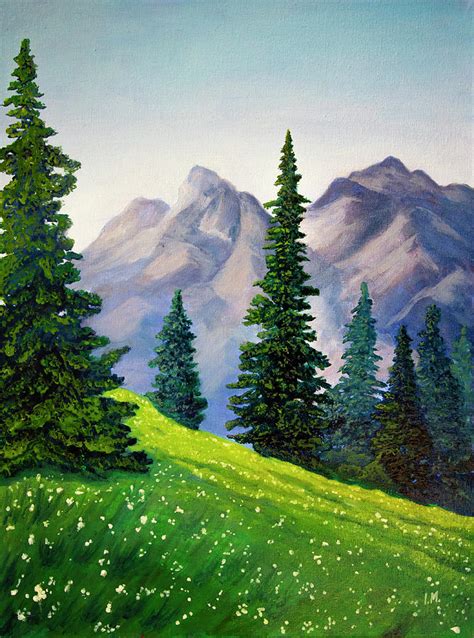 Mountain Paintings Landscapes