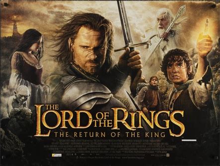 Lord of the Rings: The Return of the King | British Quad | Movie ...