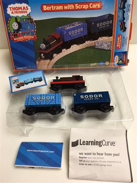 New 2000 Bertram With Scrap Cars Britt Allcroft LC99153 Thomas Wooden ...