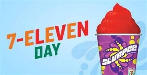 Free Slurpees at 7-Eleven on July 11, 2017