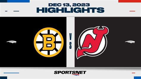 NHL Highlights | Bruins vs. Devils - December 13, 2023 - Win Big Sports