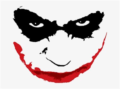 Joker Clipart Psd - Joker Smile Transparent PNG - 646x532 - Free ...