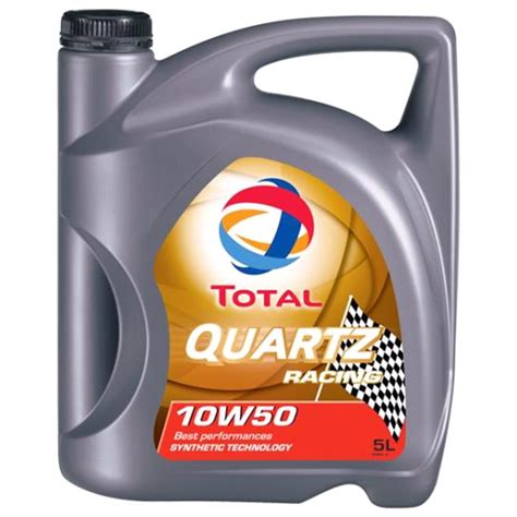 Total Quartz Racing 10w50 Fully Synthetic Engine Oil. 5 Litre For ...