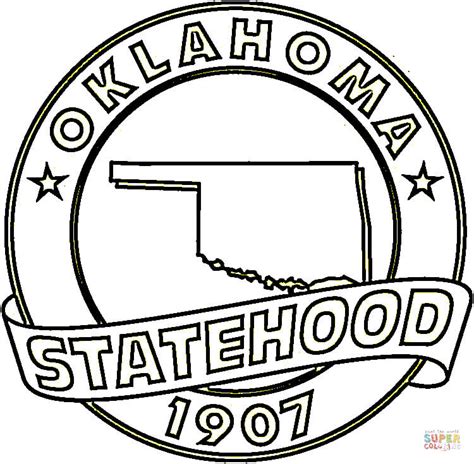 Oklahoma coloring page | Free Printable Coloring Pages