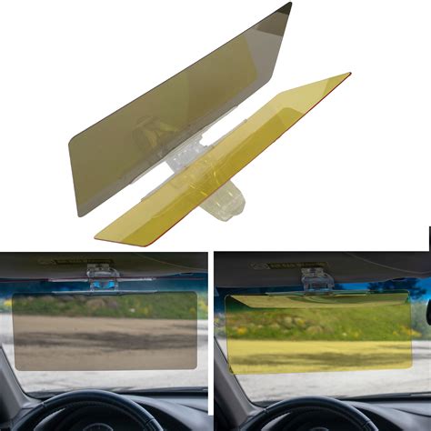 Sun Protection Motors Car Sun Visor Extender Anti Glare Blocker HD Day ...