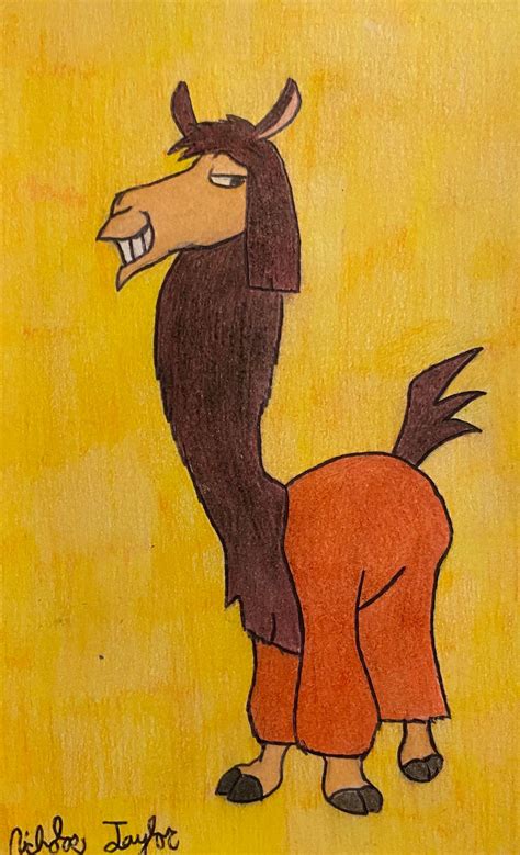 Kuzco as a Llama by ntaylor24 on DeviantArt