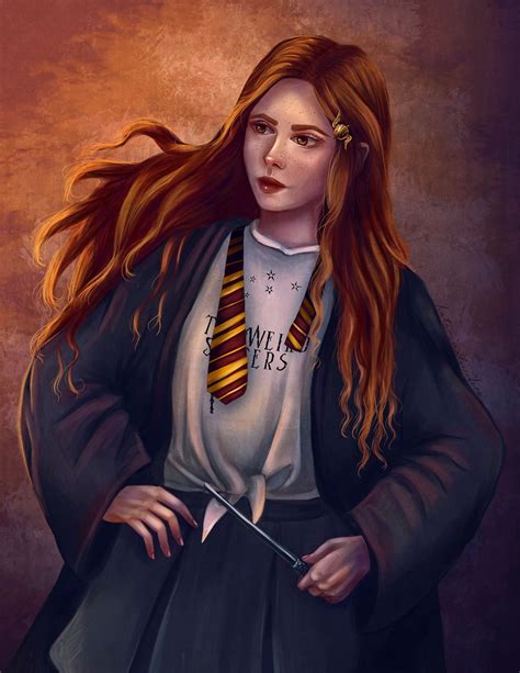 Ginnie Weasley fan art, Katerina Komissarova on ArtStation at https://www.artstation.com/artwork ...