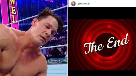 John Cena retirement: Reason for John Cena's 'The End' Instagram post ...