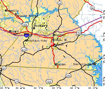 Newton, North Carolina (NC 28658) profile: population, maps, real ...