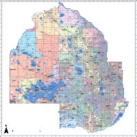 Hennepin County Digital Vector Maps - Download Editable Illustrator ...