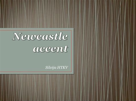 Geordie accent