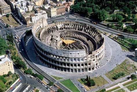 Aerial View from the Top of Colosseum in Rome Italy Stock Photo - Image of vacation, monument ...