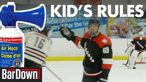 Using kids rules in adult beer league hockey - Article - Bardown