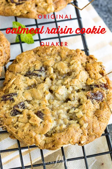 ORIGINAL QUAKER OATMEAL RAISIN COOKIE RECIPE