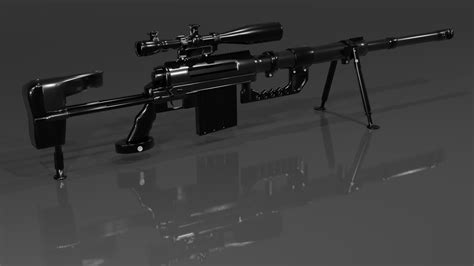 Cheytac m200 intervention sniper rifle model - TurboSquid 1561850