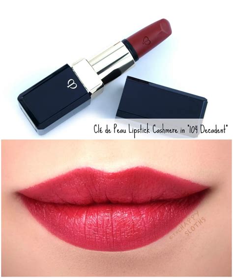 Clé de Peau | Lipstick Cashmere in "104 Decadent" & "106 Wild Geranium": Review and Swatches ...